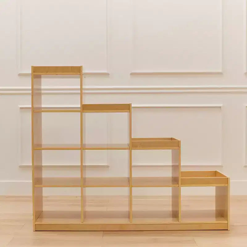Meuble de rangement 4-3-2-1 à cube double face, mobilier de classe