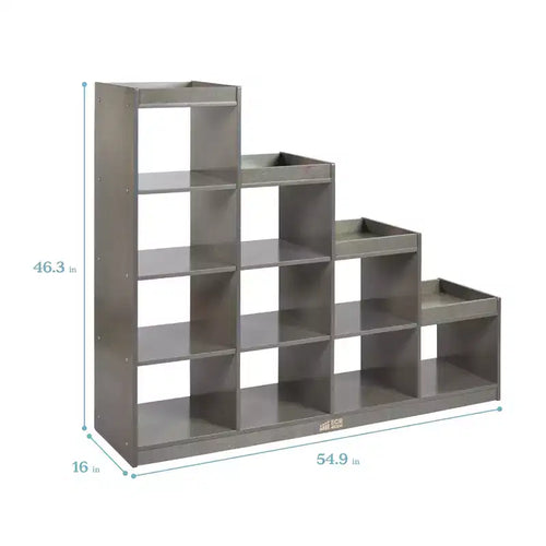 Meuble de rangement 4-3-2-1 à cube double face, mobilier de classe