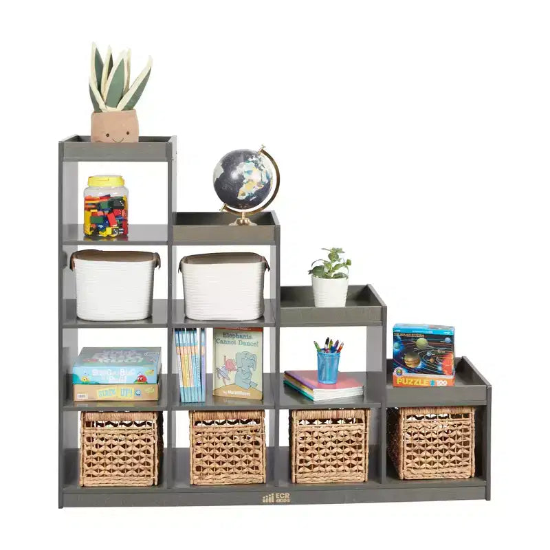 4-3-2-1 Double-Sided Cube Storage Organizer, Classroom Furniture