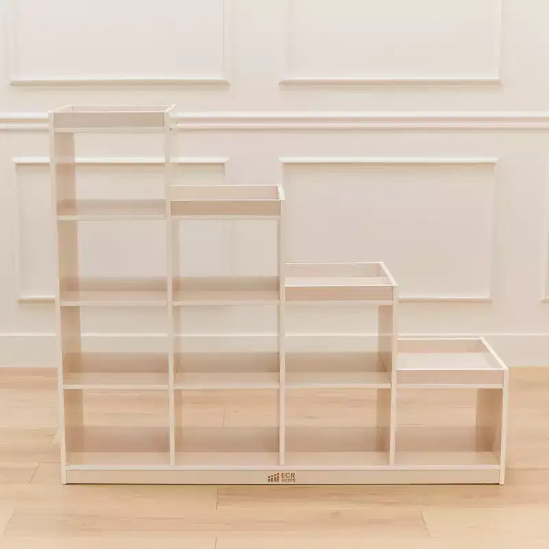 Meuble de rangement 4-3-2-1 à cube double face, mobilier de classe