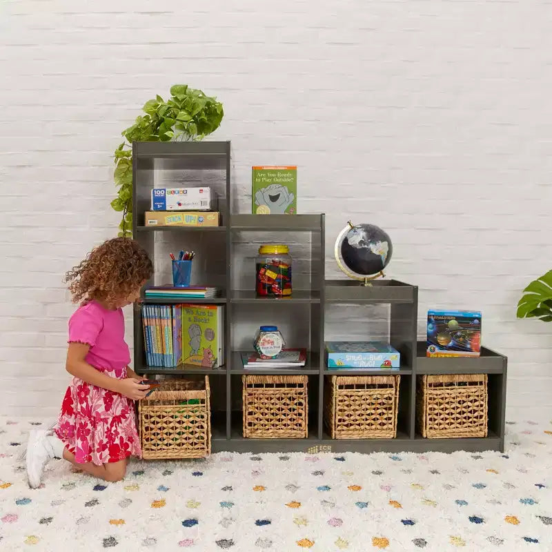 4-3-2-1 Double-Sided Cube Storage Organizer, Classroom Furniture